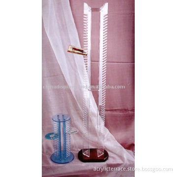 plexiglass CD rack holder floor display